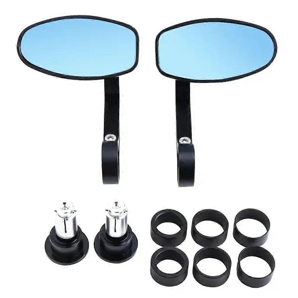 Motorcycle Handle Bar End Miirror Universal Rear Side View Mirrors CNC 13mm-18mm Motorbike For Cafe Racer Scooter For TMAX530