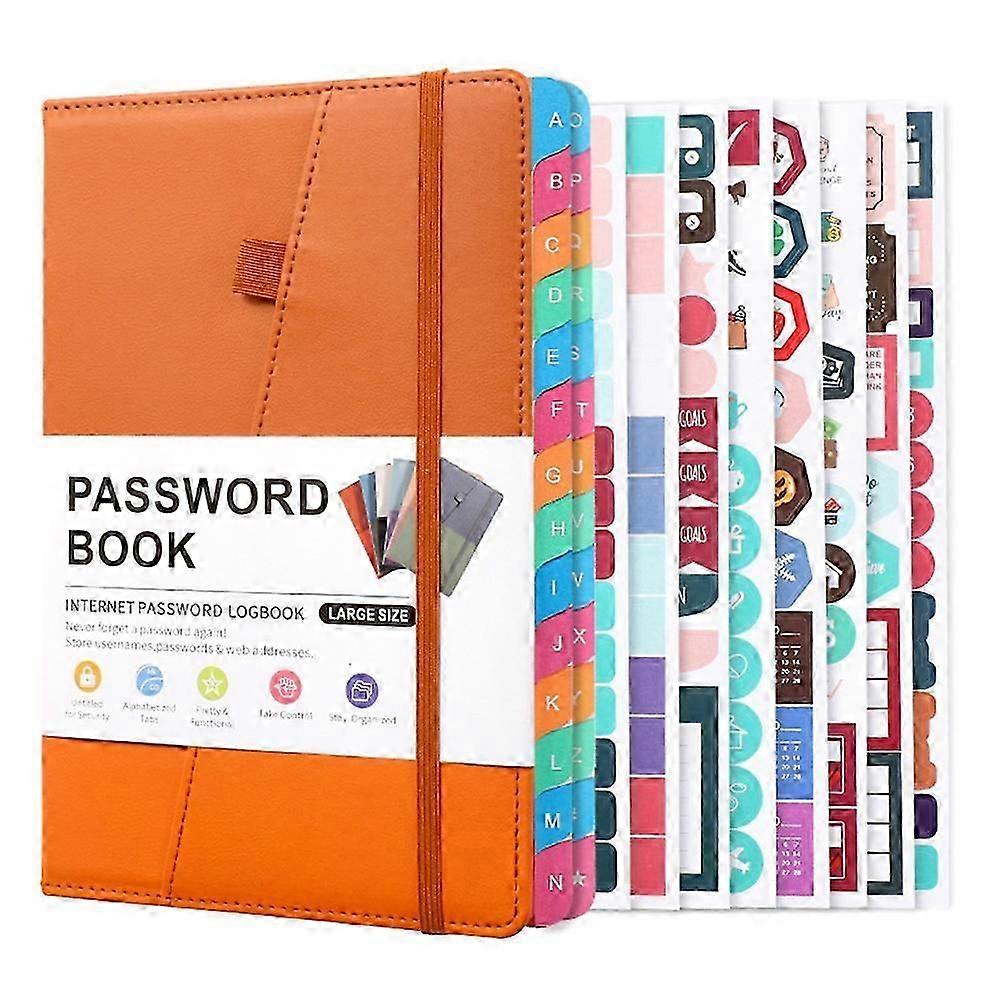 Password Keeper Book with Alphabetical Tabs for Seniors, Password Notebook for Internet Website Address Log in Detail,A