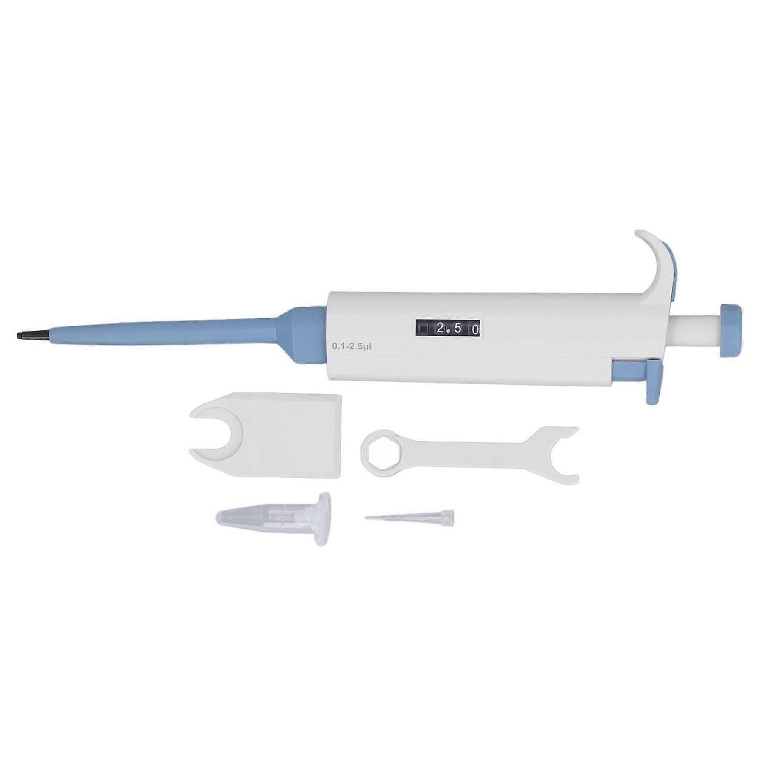 Lab Micropipette 0.1‑2.5ul Adjustable Volume Single Channel Pipettor Instruments Equipment