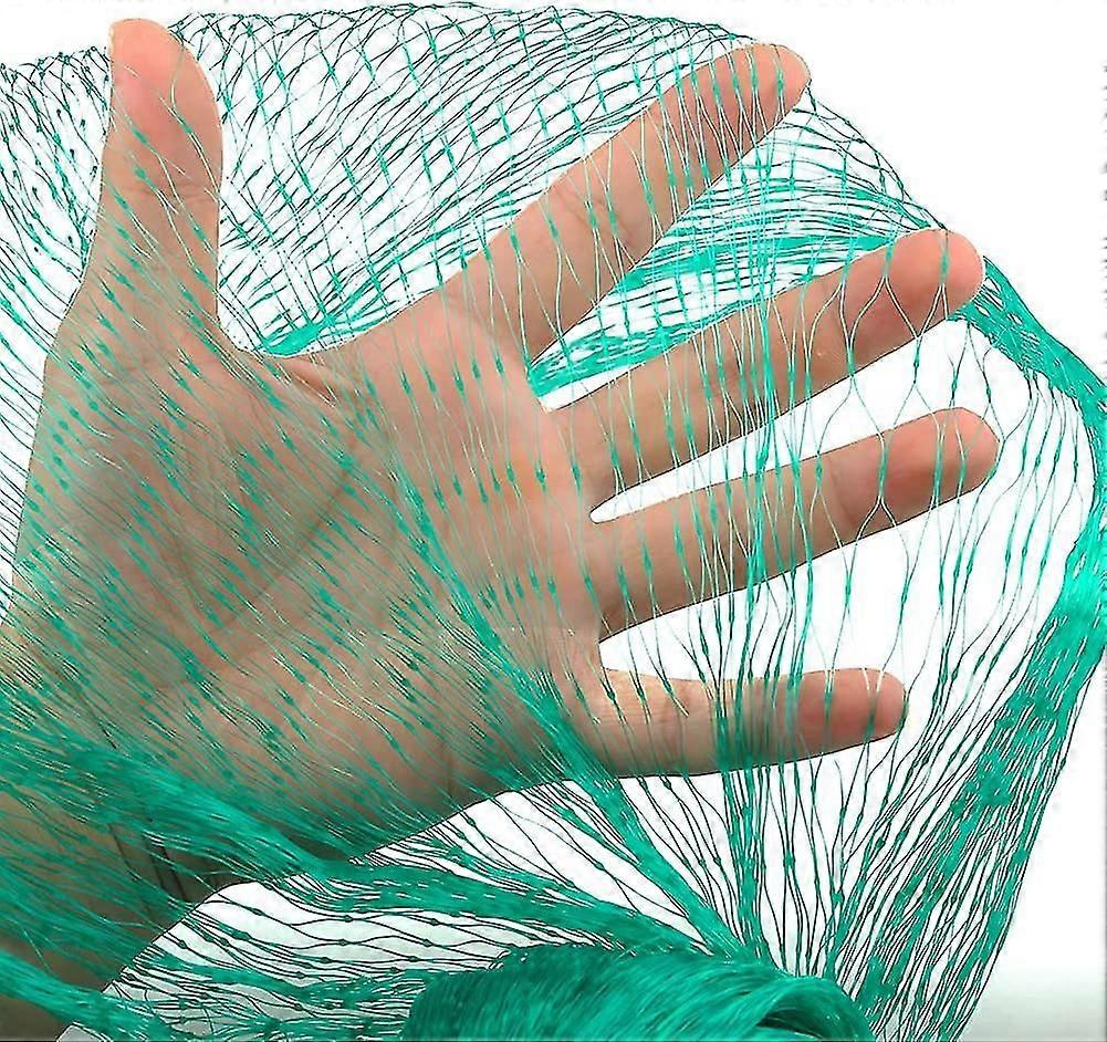 4 x 6 m Green Garden Netting, Anti-Bird Netting for Protecting Fruit Trees, Vegetables, Flowers, Crops, Peas and Beans, 15 x 15 mm Fine Mesh