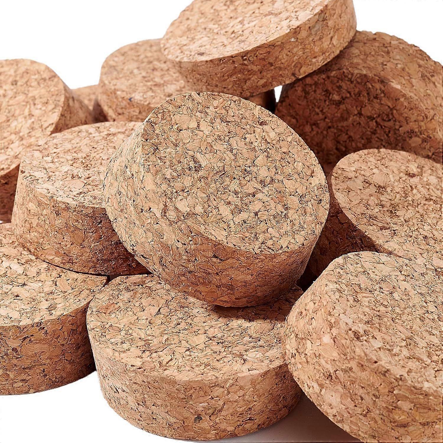 12PCS Wooden Tapered Cork Plugs 1.8 inch Natural Soft Wood Replacement Corks for Wines Old Bottles Jars Arts DIY Crafts