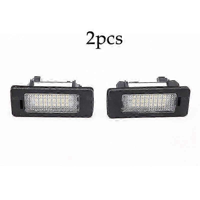 2Pcs Canbus LED License Plate Light For BMW 1 3 5 x Series E82 E88 E90 E91 E92 E93 E39 E60 E61 X5 E70 X6 E71  White Car-Styling