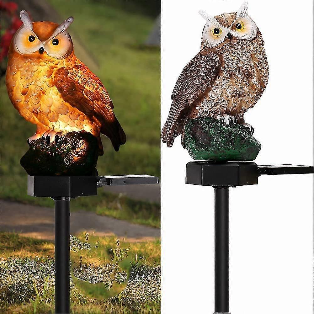 Owl Shape Light Led Solar Garden Light Owl Lawn Lamp,0054