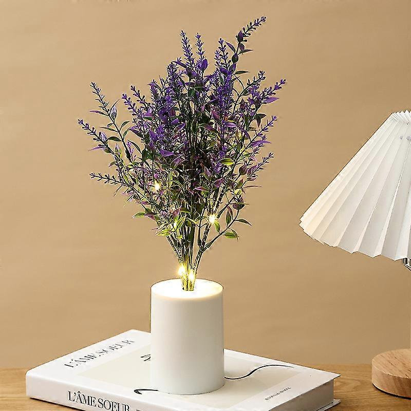 Lámpara de noche de lavanda pacífica para dulces sueños