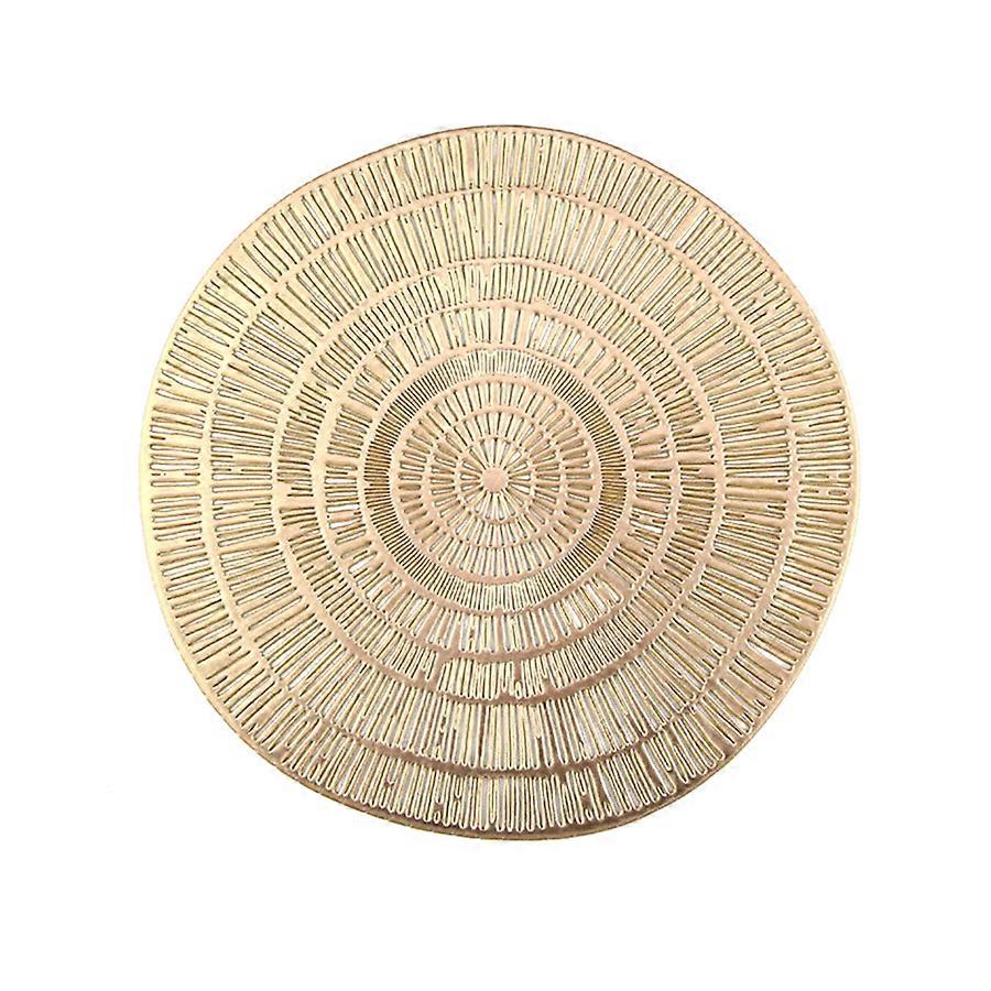 Decorative Hollow Design Tree Stump Coffee Mat, 38cm
