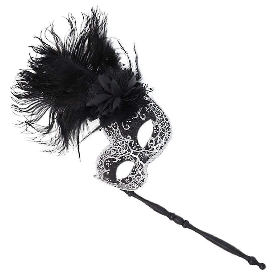 Women’s feather venetian mask for parties
