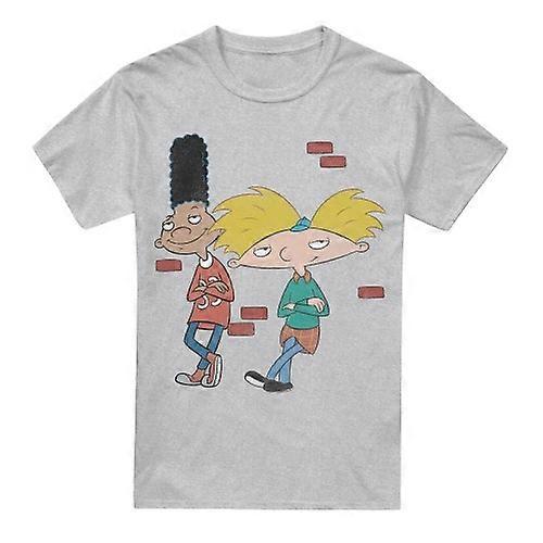 Hey Arnold! Mens Leaning Arnold & Gerald T-Shirt