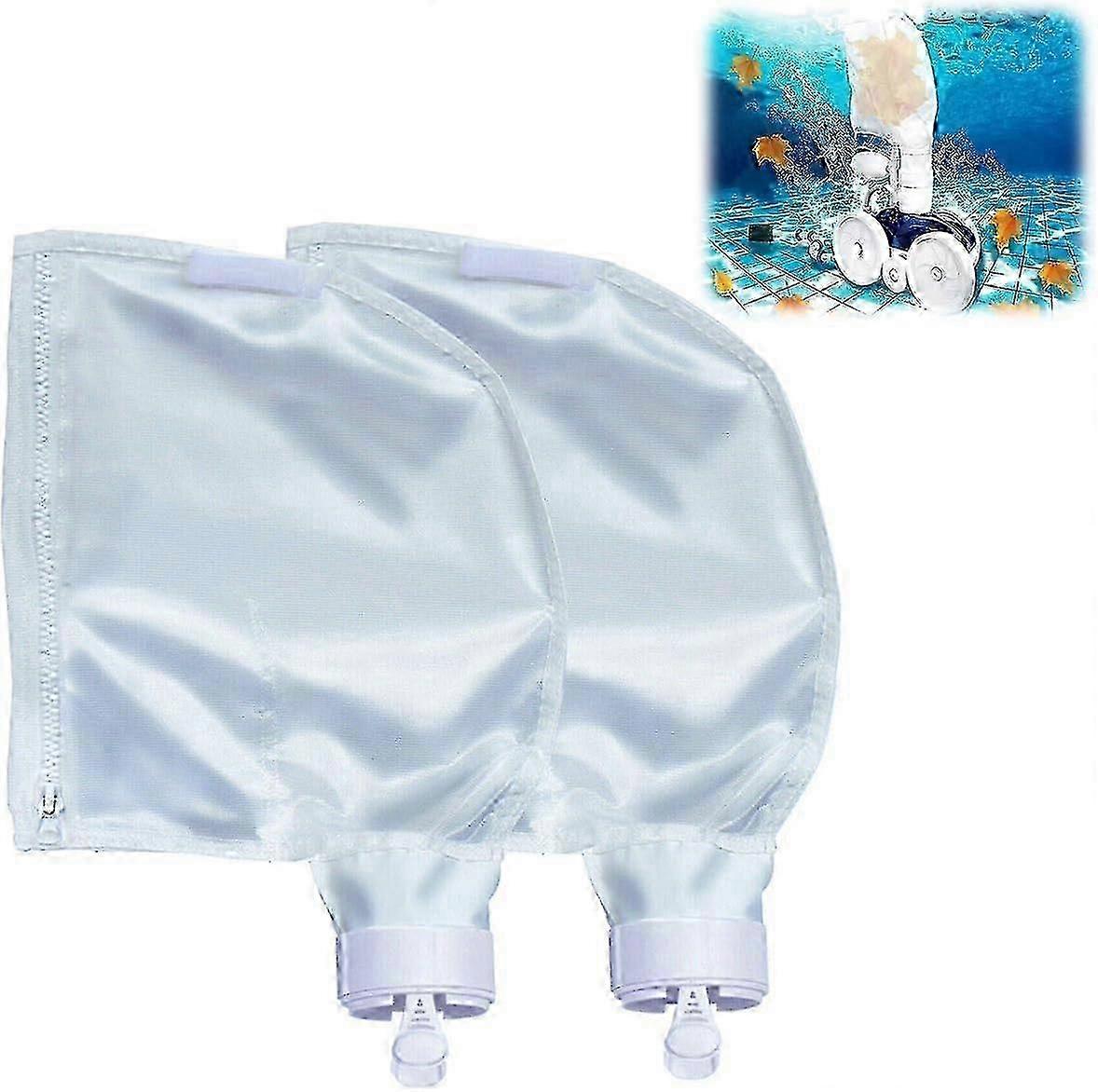 Pack of 2 Pool Cleaner Filter Bags Suitable for Polaris 280480, Pool Cleaning Bags
