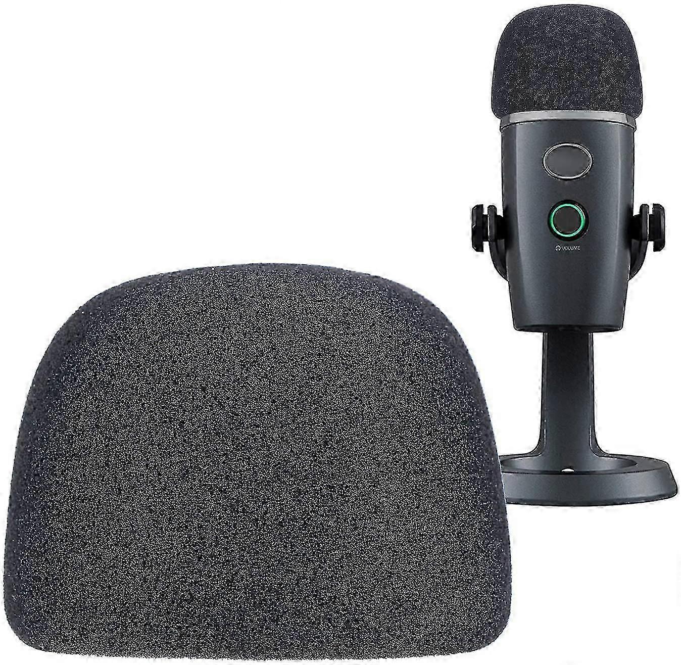Yeti Nano Microphone Foam Windscreen - Mic Wind Cover Pop Filter Foam Cover, Professional Customized For Blue Yeti Nano
