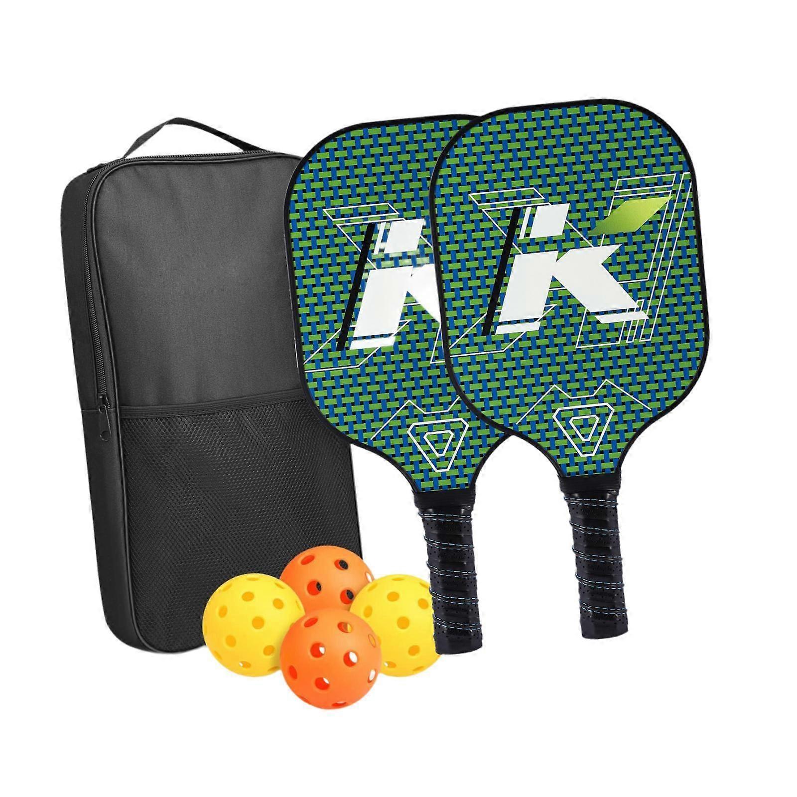 Pickleball Racket Portable Pickleball Paddle Set for Kids Adults Competition