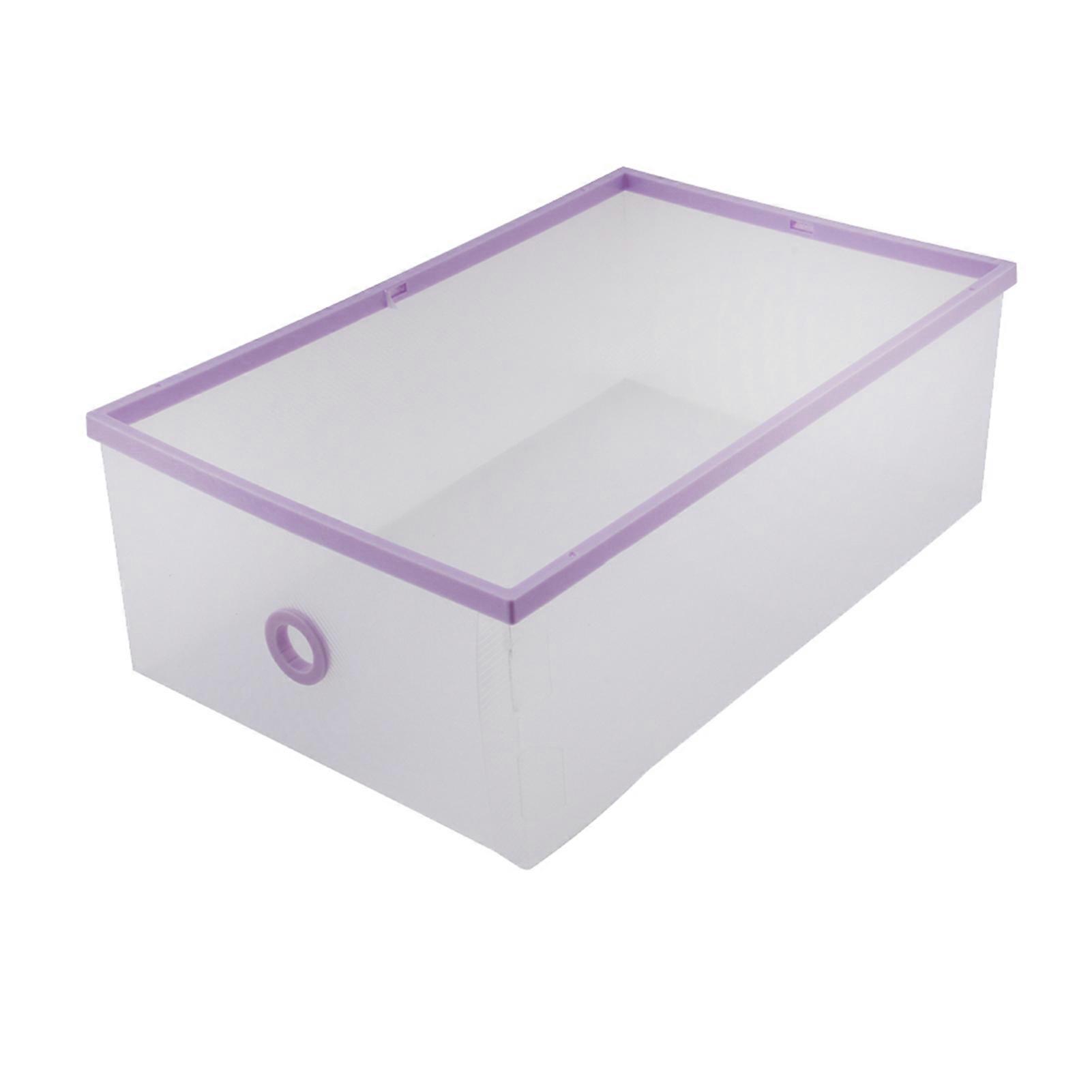 Storage Boxes Foldable Shoe Box Organizer, Shoe Storage Bag Box Double Plastic