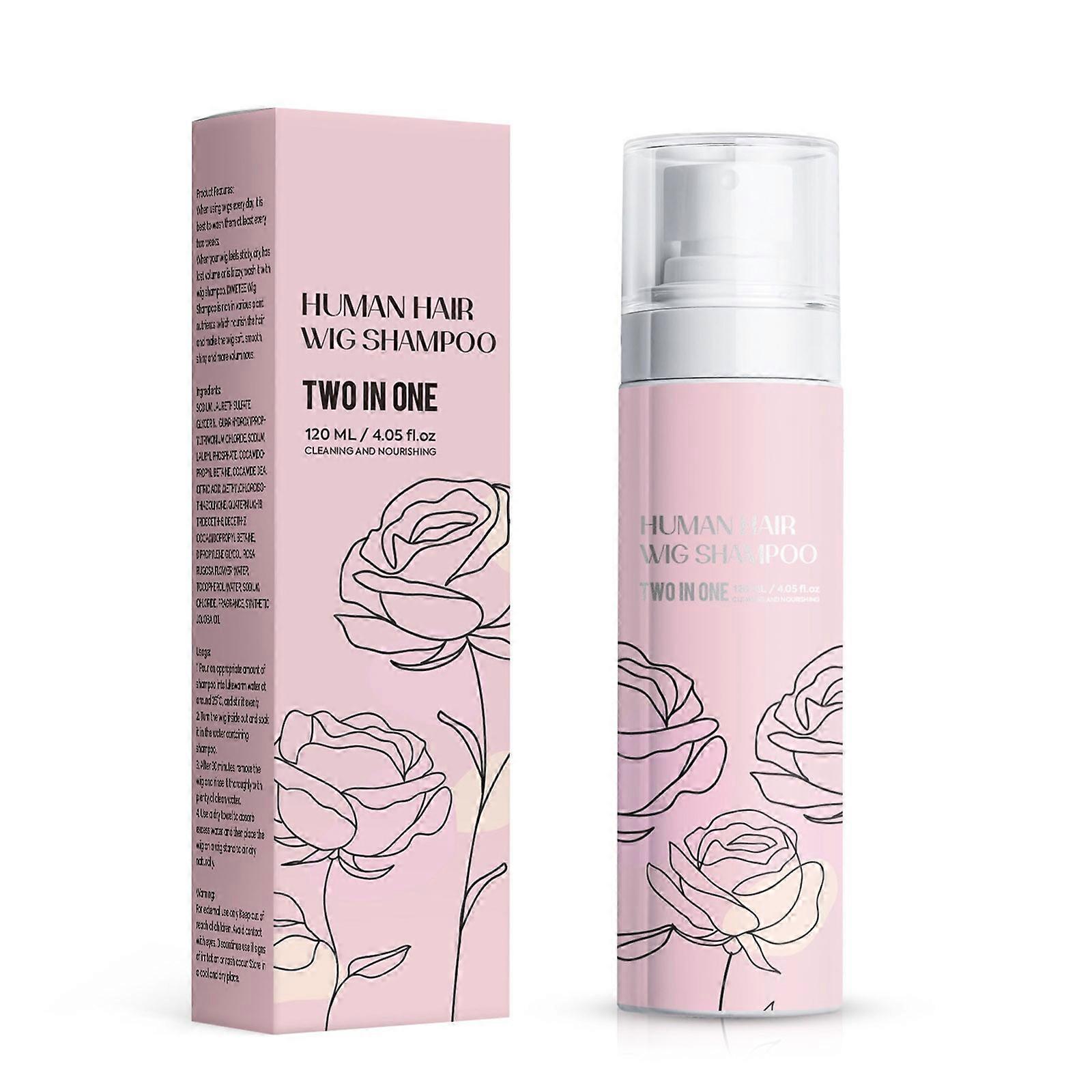 Shampooing Clarifiant Shampooing Perruque Antis Frisottis Deeping Clean Extends The Wig Vitality Shampooing 2 En 1 Shampooing 120Ml