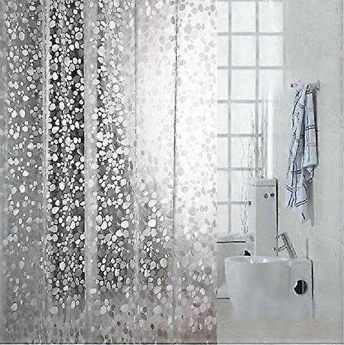 Shower Curtain Liner 1 Pack For Stand Alone 72"W x 78"L Stand-Alone Shower Stall Compatible