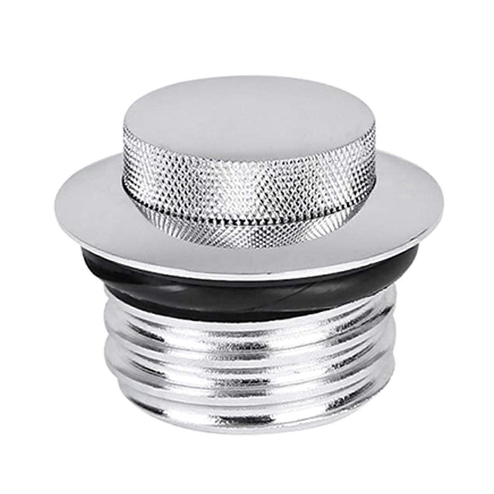 Upgrades Aluminum Fuel Caps with Push Type Mechanism Push To Open Gas Tanks Cover Suitable for XL883 & 1200 Motorbikes plating