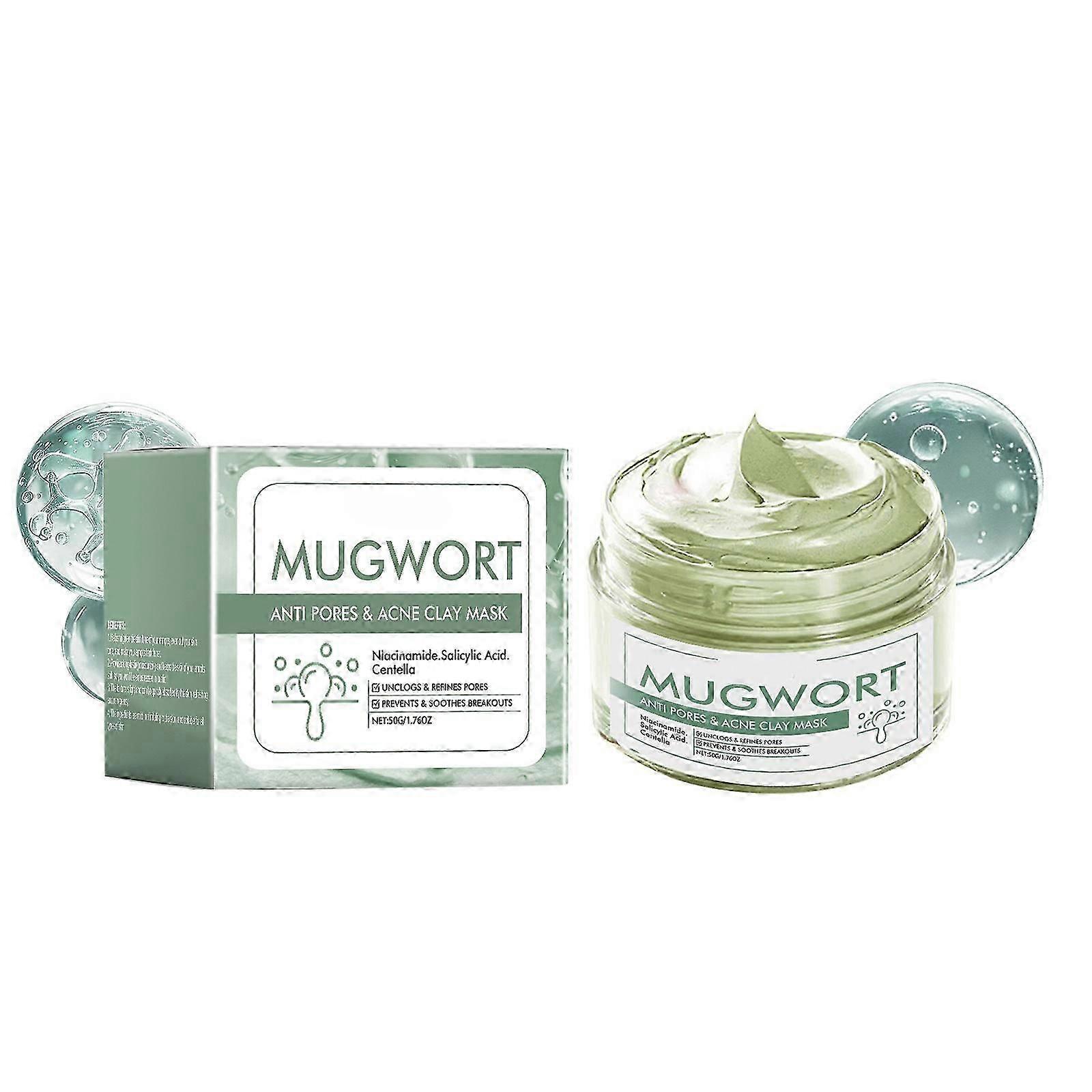 Masque nettoyant pour les points noirs au thé vert, masque corné pour les points noirs nettoyés en douceur, pores délicats, masque de boue hydratant et nourrissant