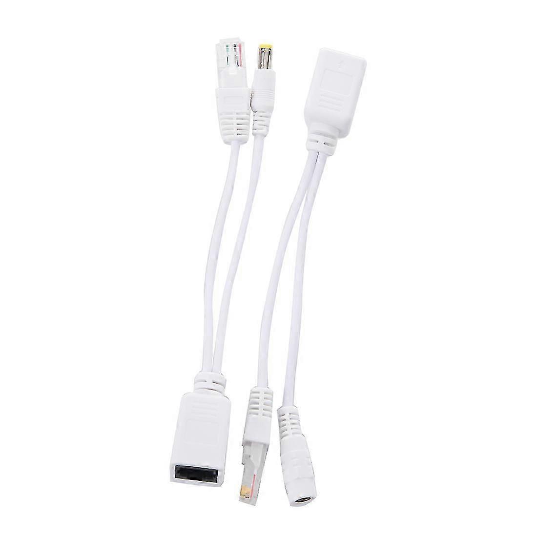 Passiver Power over Ethernet PoE-Adapter-Injektor + Splitter-Kit 5 V 12 V 24 V 48 V bs