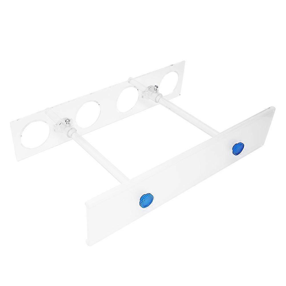Support d'entonnoir en plexiglas 4 trous Accessoire de laboratoire Support d'entonnoir réglable en hauteur