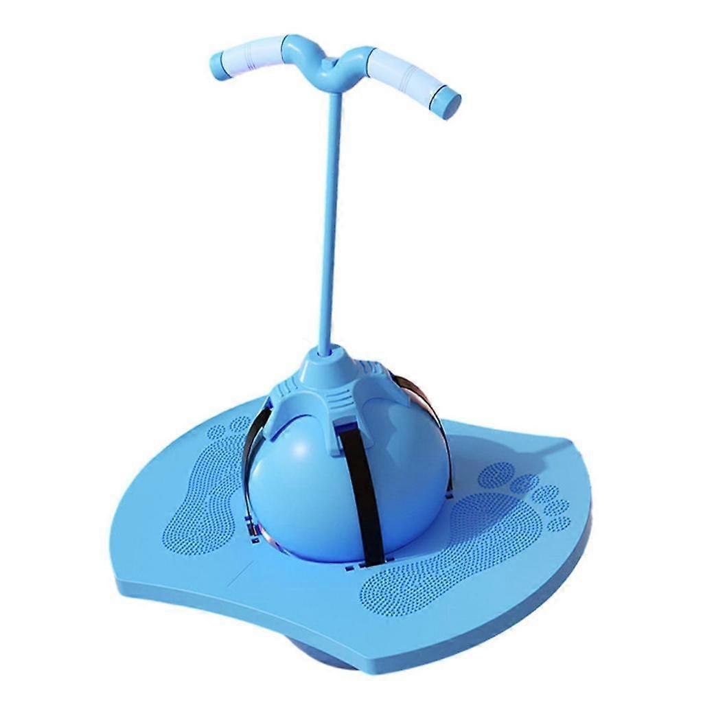 Kids Bouncing Ball Pogo Ball with Handle Funny Jump Board with Ball Pump for