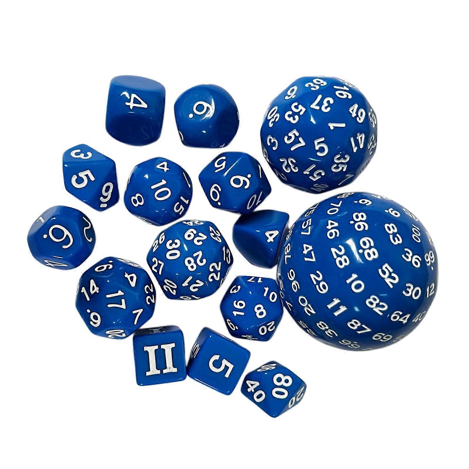 4x15Pcsエンターテイメントおもちゃロールプレイングテーブルゲームパーティーは青を支持します