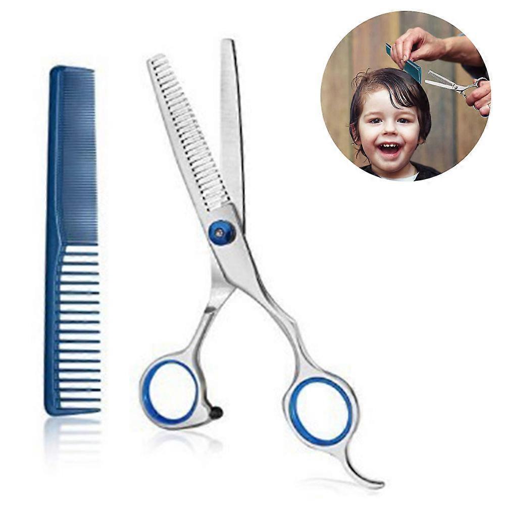 Precision Hair Cutting Scissors, Ergonomic Grip For Professional Hairdresser Shears, Thinning Scissors With Offset Handle Design