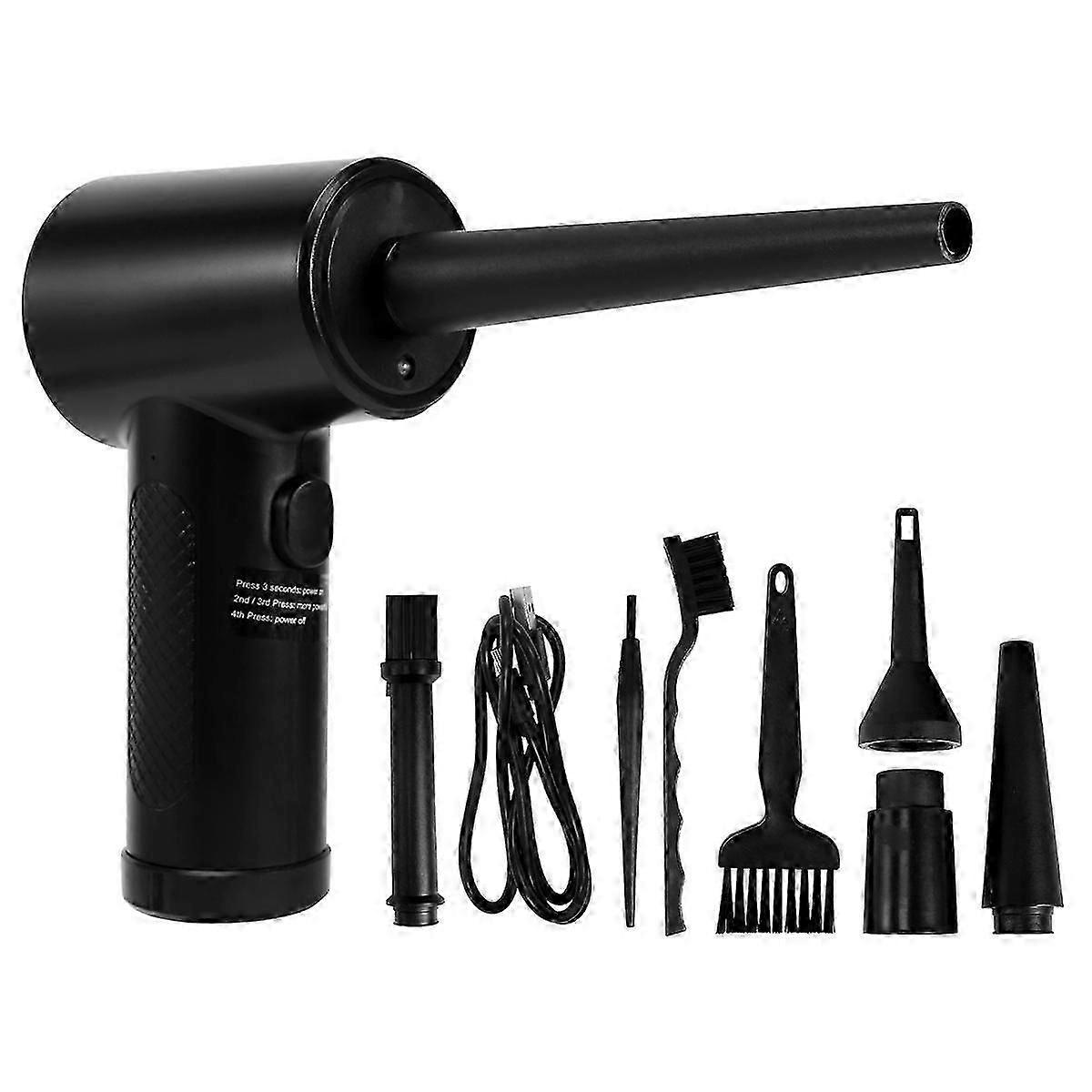 Compressed Air Duster-51000RPM-Keyboard-Cleaner - Good Replace Compressed Air Can - Reusable No Can JN