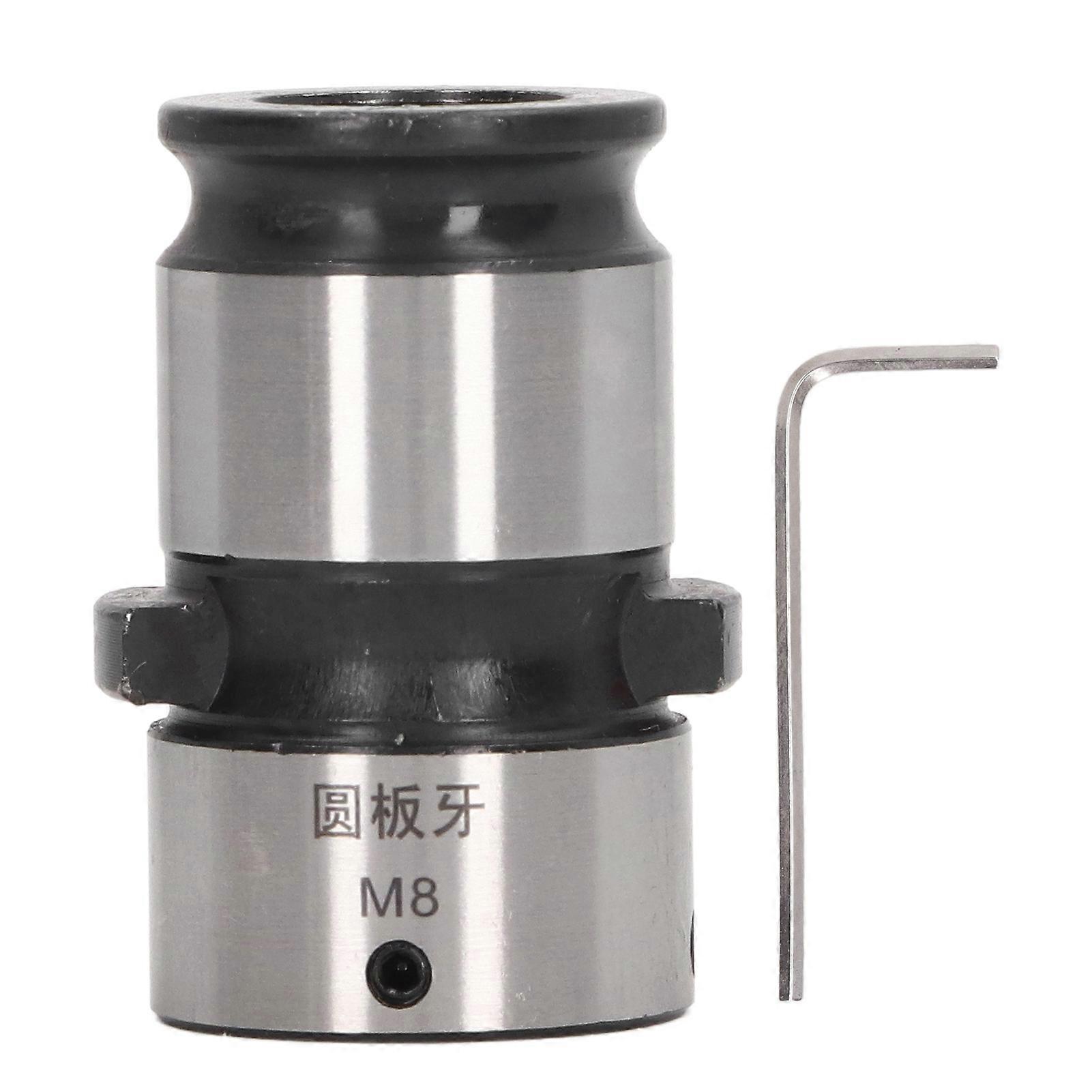 Round Die Chuck Carbon Steel Blackening High Accuracy Safe Stable Thread Die Tapping Collet