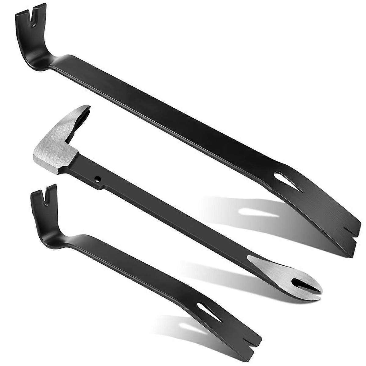 3 Piece Pry Bar Set for Home Remolding&Woodworking