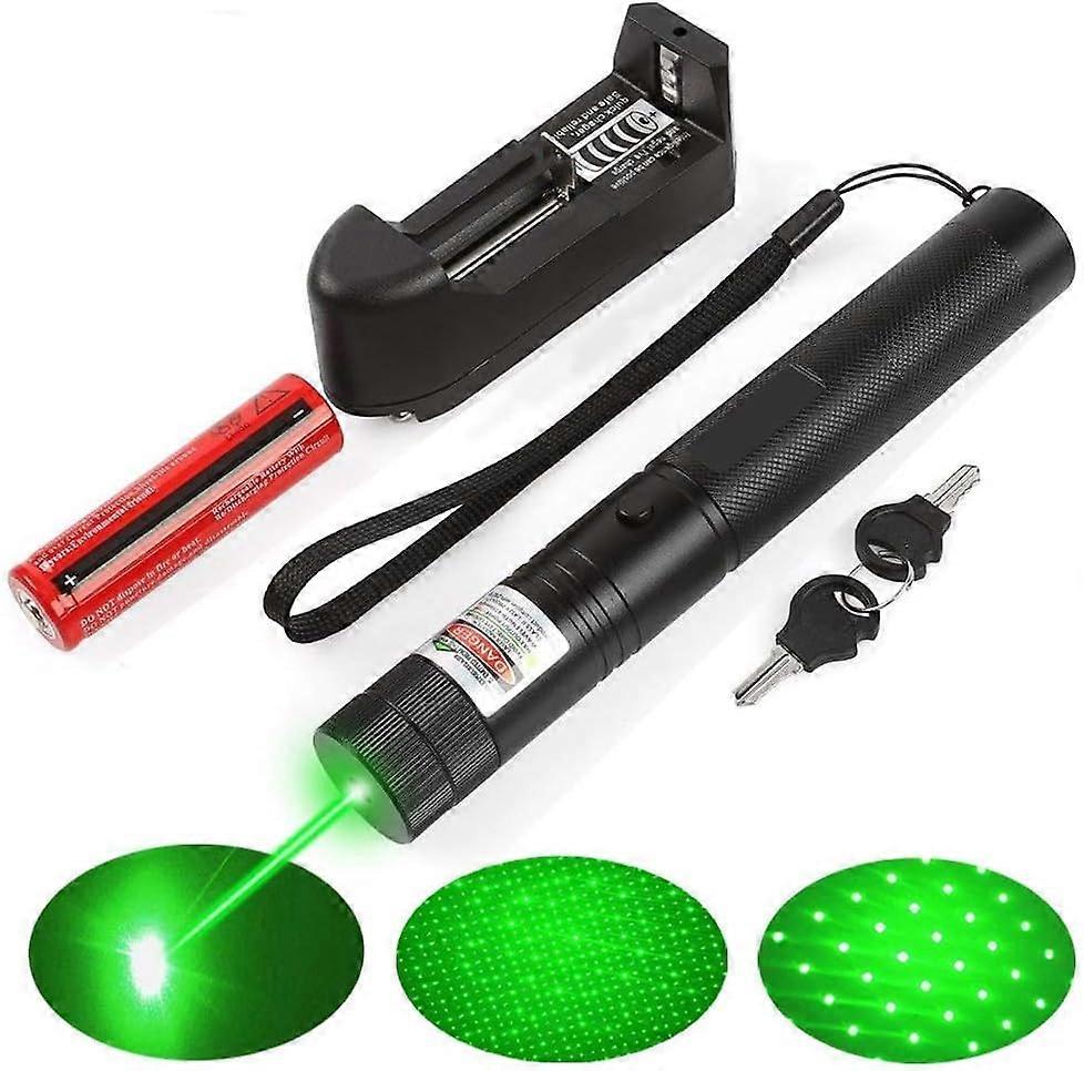 Green Adjustable Focus Outdoor Flashlight Adjustable Focus Belt High Efficiency