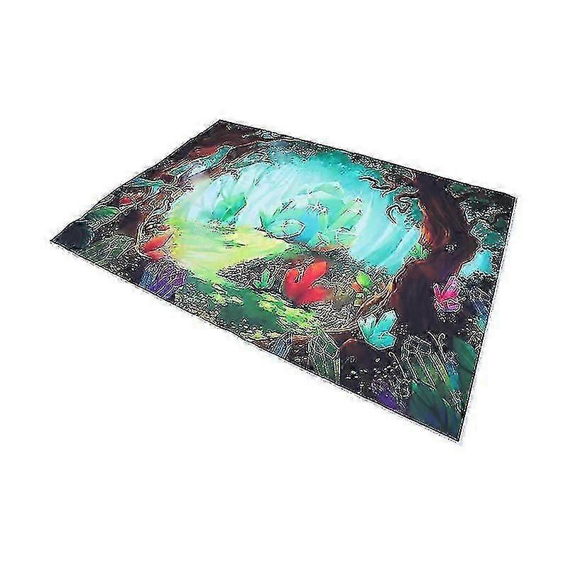 210X150cm Green Studio Backgrounds Diamond Crystal Forest Pattern Photography Background Hanging Tap