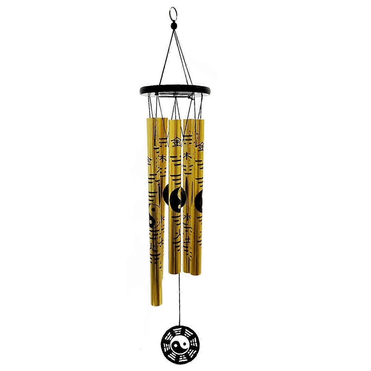 Large Bagua Wind Chime Pendant Retro Metal Wind Chime Lucky