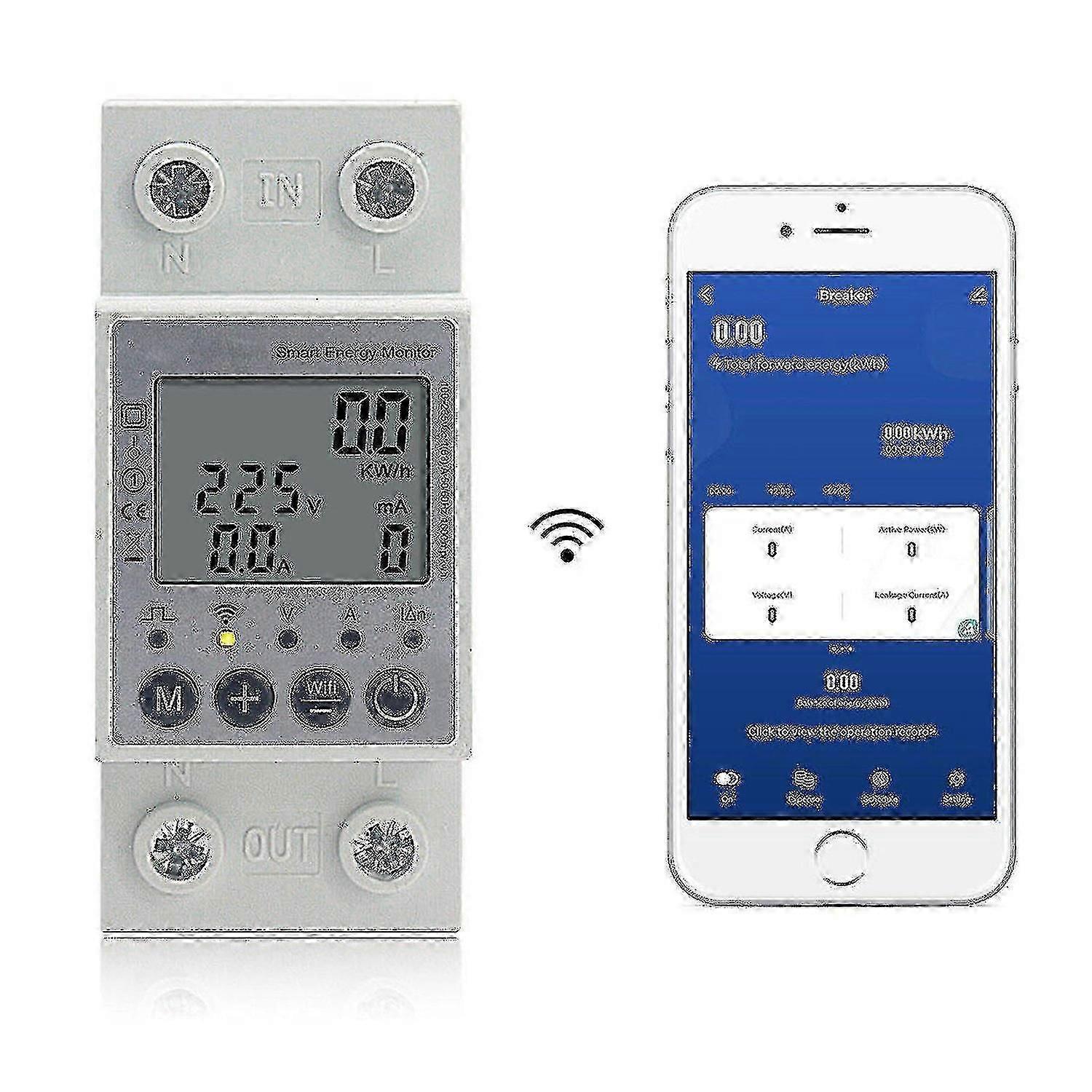 convenient 63a Wifi Smart Energy Meter