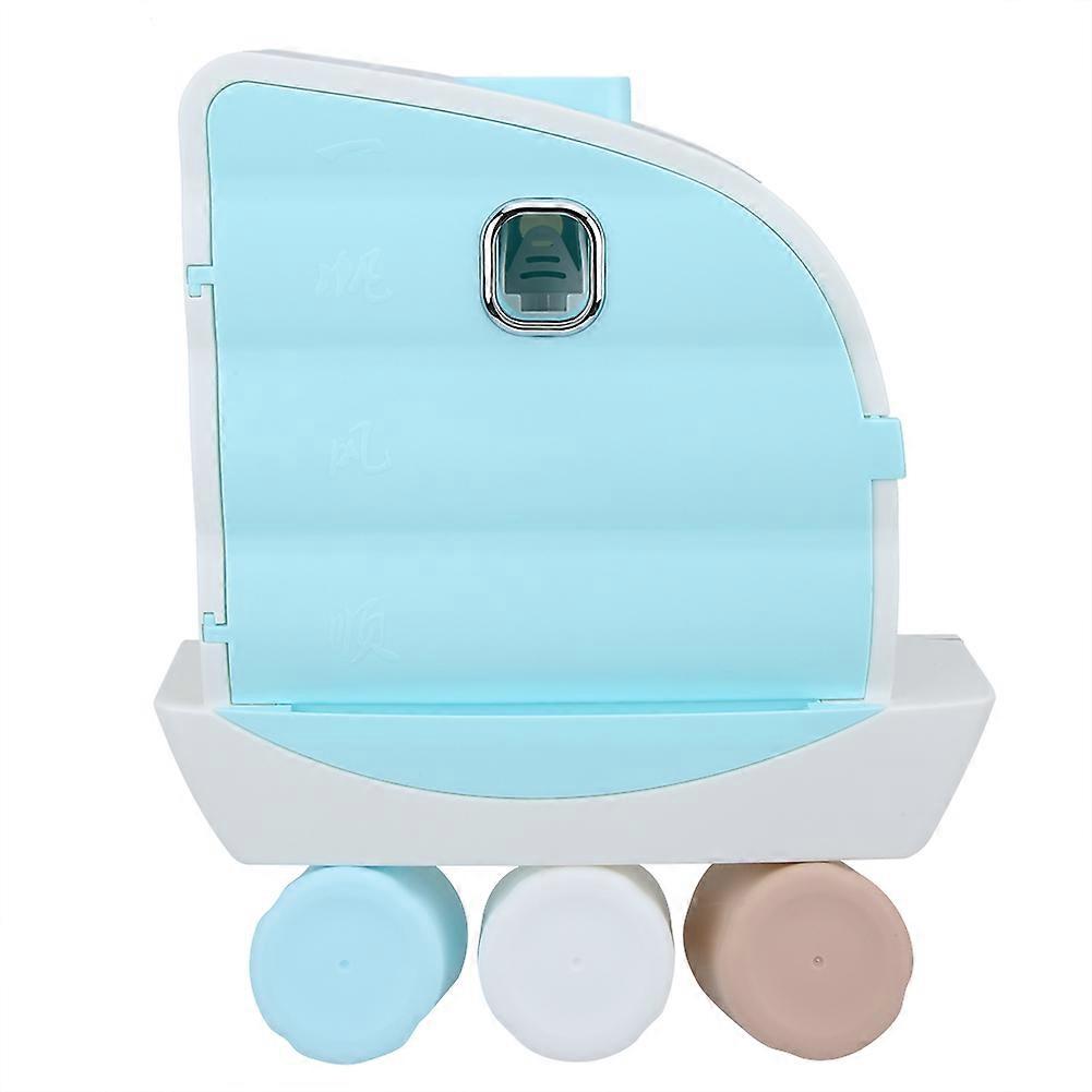 Multi-functional Bathroom Wall Mounted Toothbrush Holder Storage Rack Organizer 