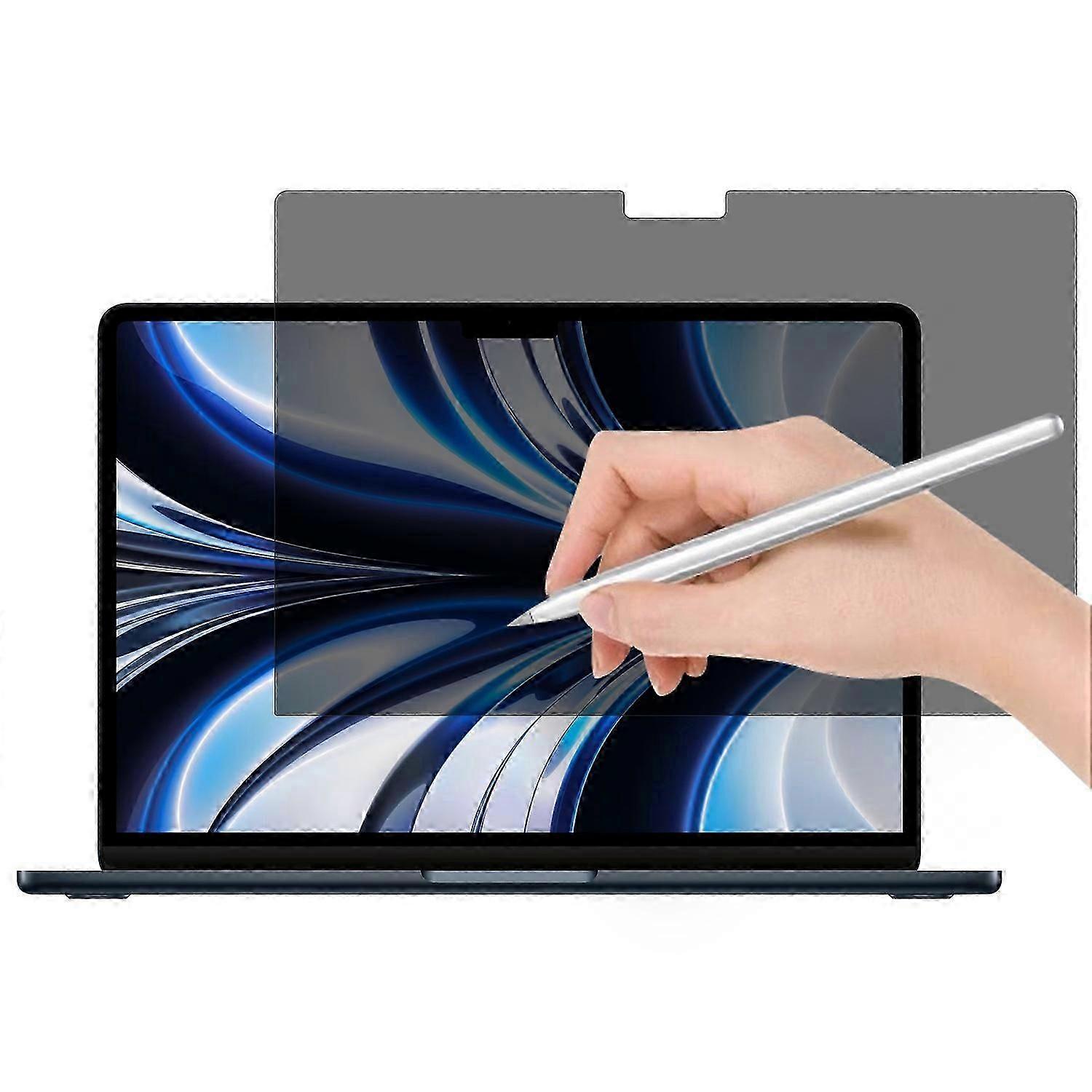 Protector de ecran de confidențialitate pentru Macbook Air 13 inch (2025) (2024) M3 A3113 (2022) M2a2681 Animal de companie antispion