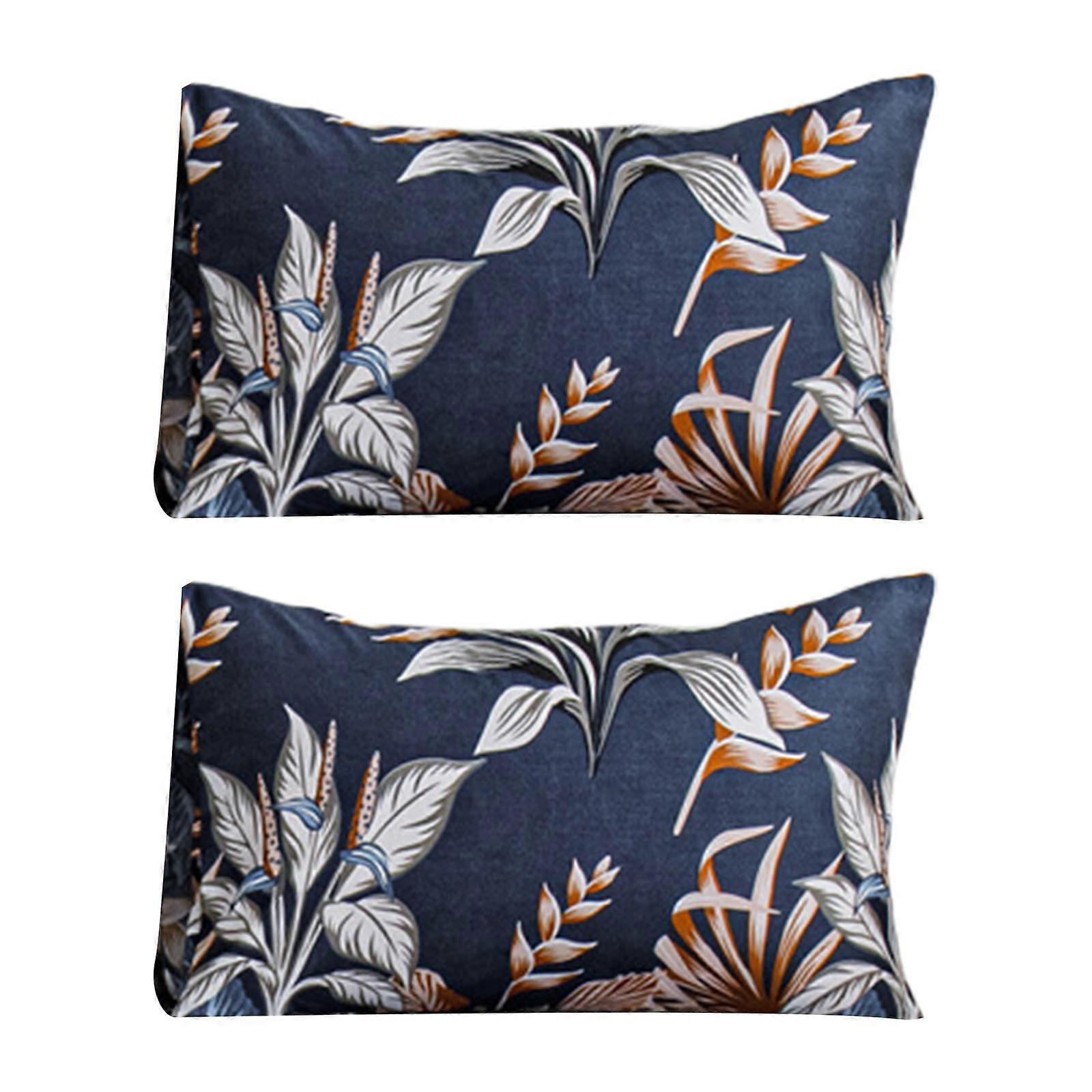 Fabric Pillow Cover Decorative Pillowcase Party Background Decoration for Holiday New Year Party Background Yu Nian Deep Blue
