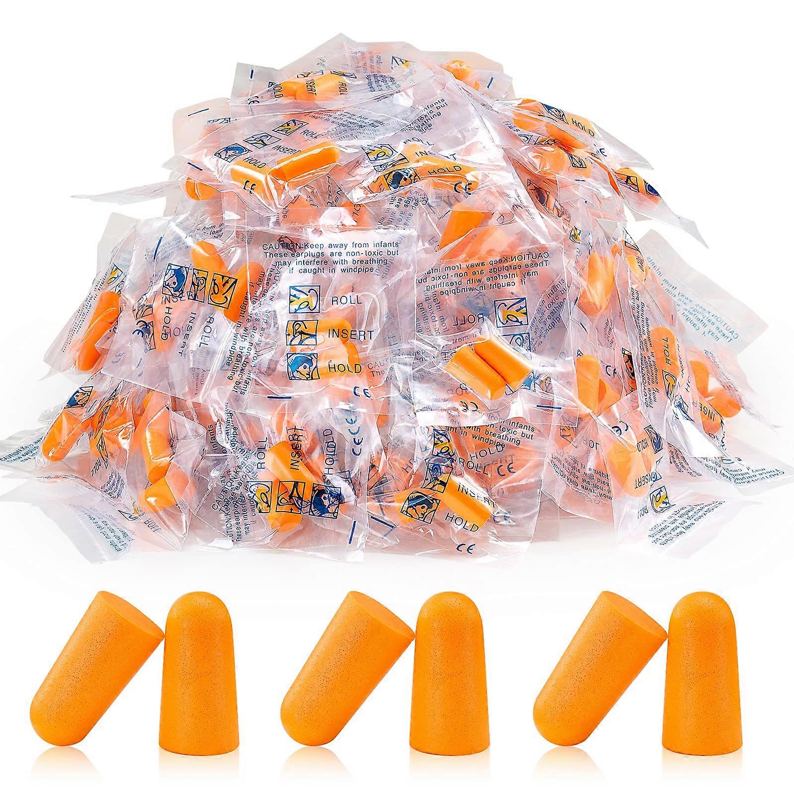 101 Double Sleep Ear Plugs for Snoring and High Noise Reduction, Soft Foam Sound Blocking Earplugs, Comfortable Fit