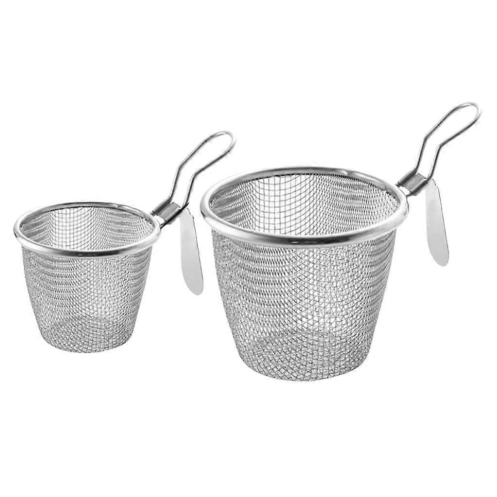 304Stainless Steel Wire Mesh Colander for Kitchen Straining and Serving