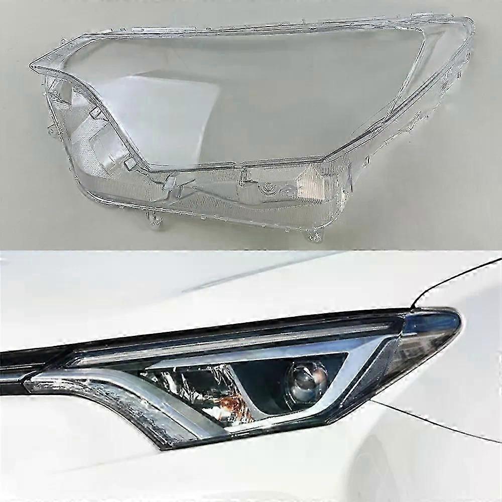 For Toyota Rav4 2016 2017 2019 Front Headlamps Cover Transparent Lampshade Shell Lens Plexiglass Replace Original Lampshade