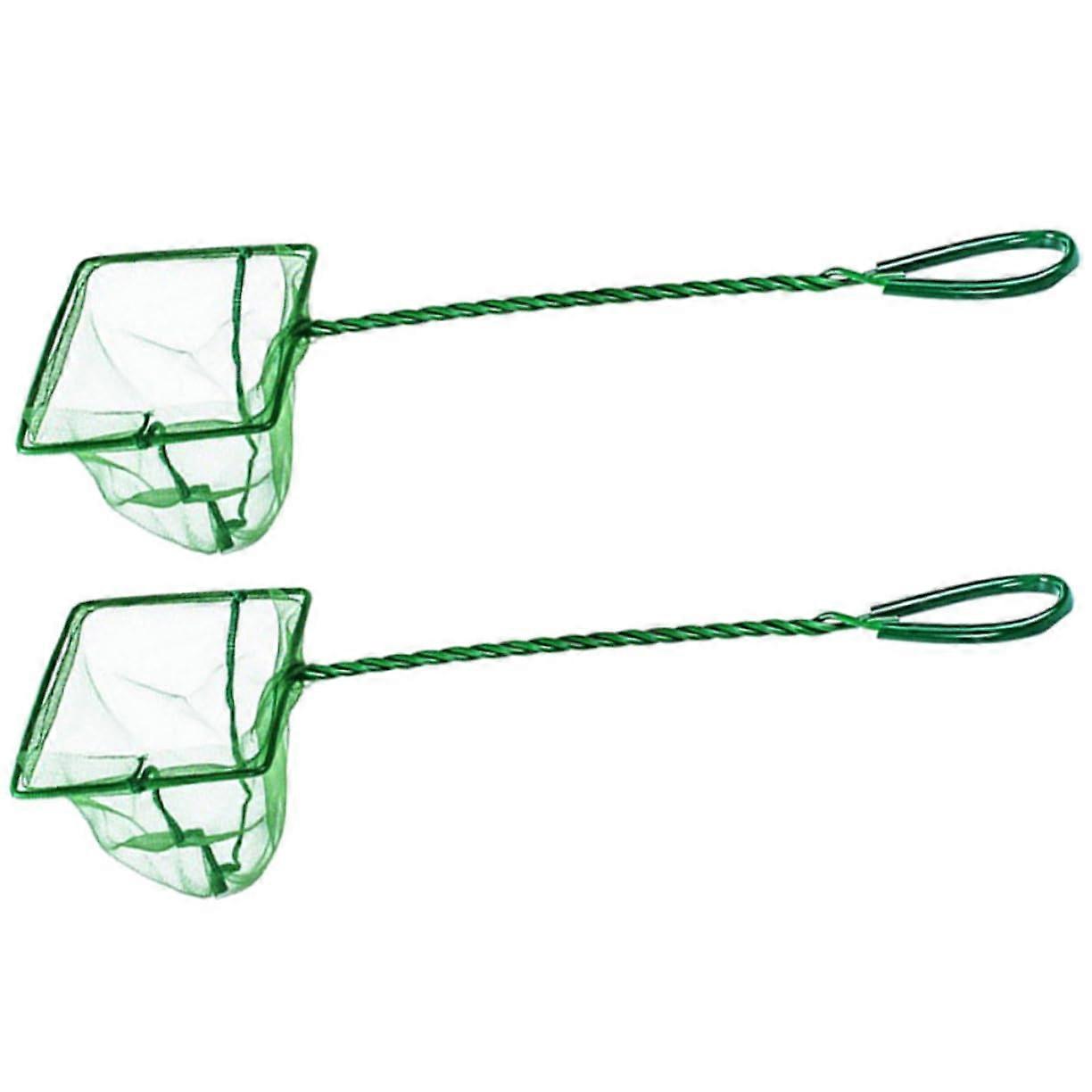 's Fishing Net Handheld Net for Fish Tank 2pcs 8 inch Catching Net