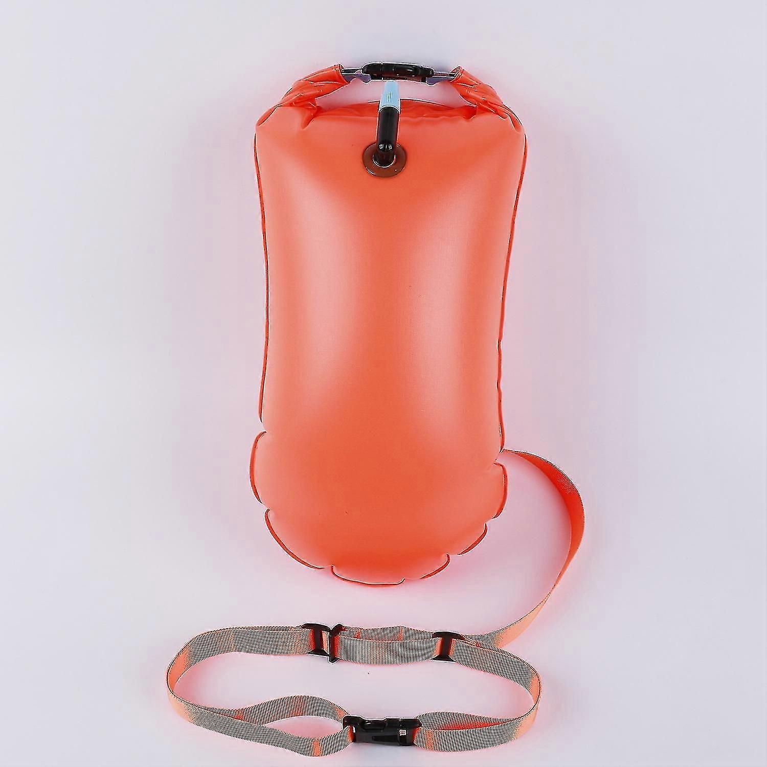 Swimming Safety Buoy With Adjustable Strap Dry Bag