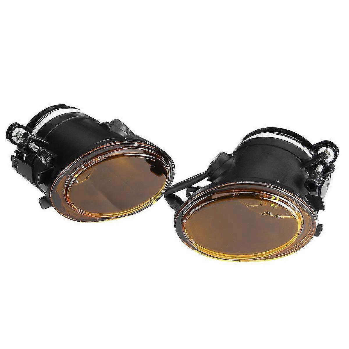 2PCS Car Front Fog Lights Fog Lamp Yellow Replacement for E46 M3 II E39 M5 2001-2006 63177894017 63