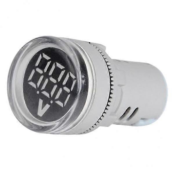 3X βολτόμετρο 12-500V βολτόμετρο LED ενδεικτική λυχνία LED λευκό