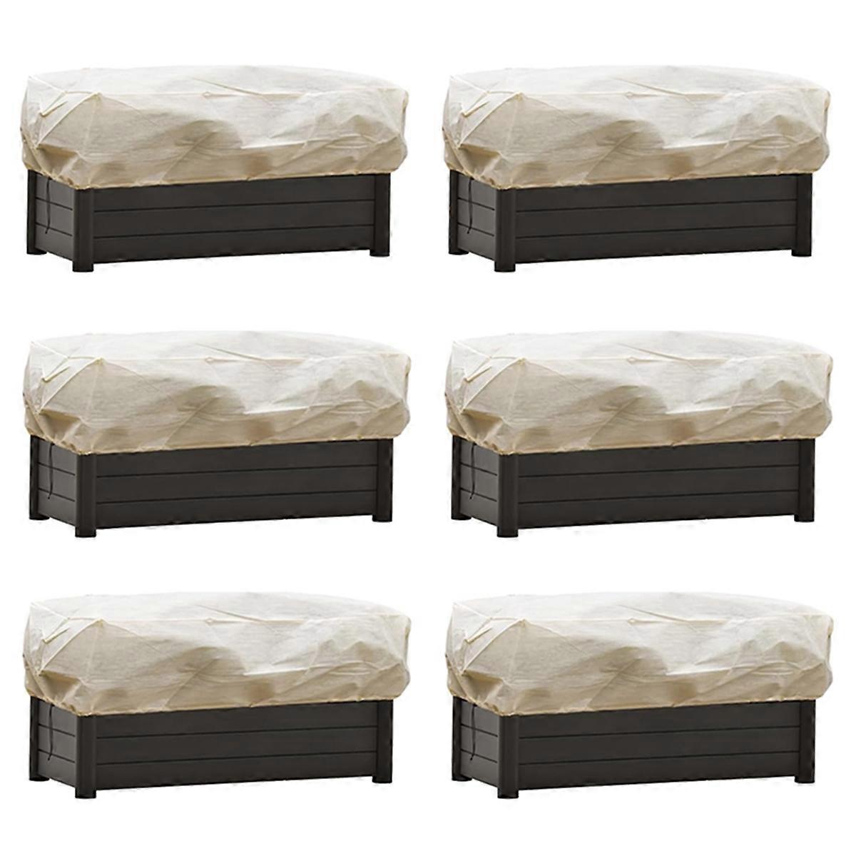 , Rectangular Planter Plant Winter Frost Blanket