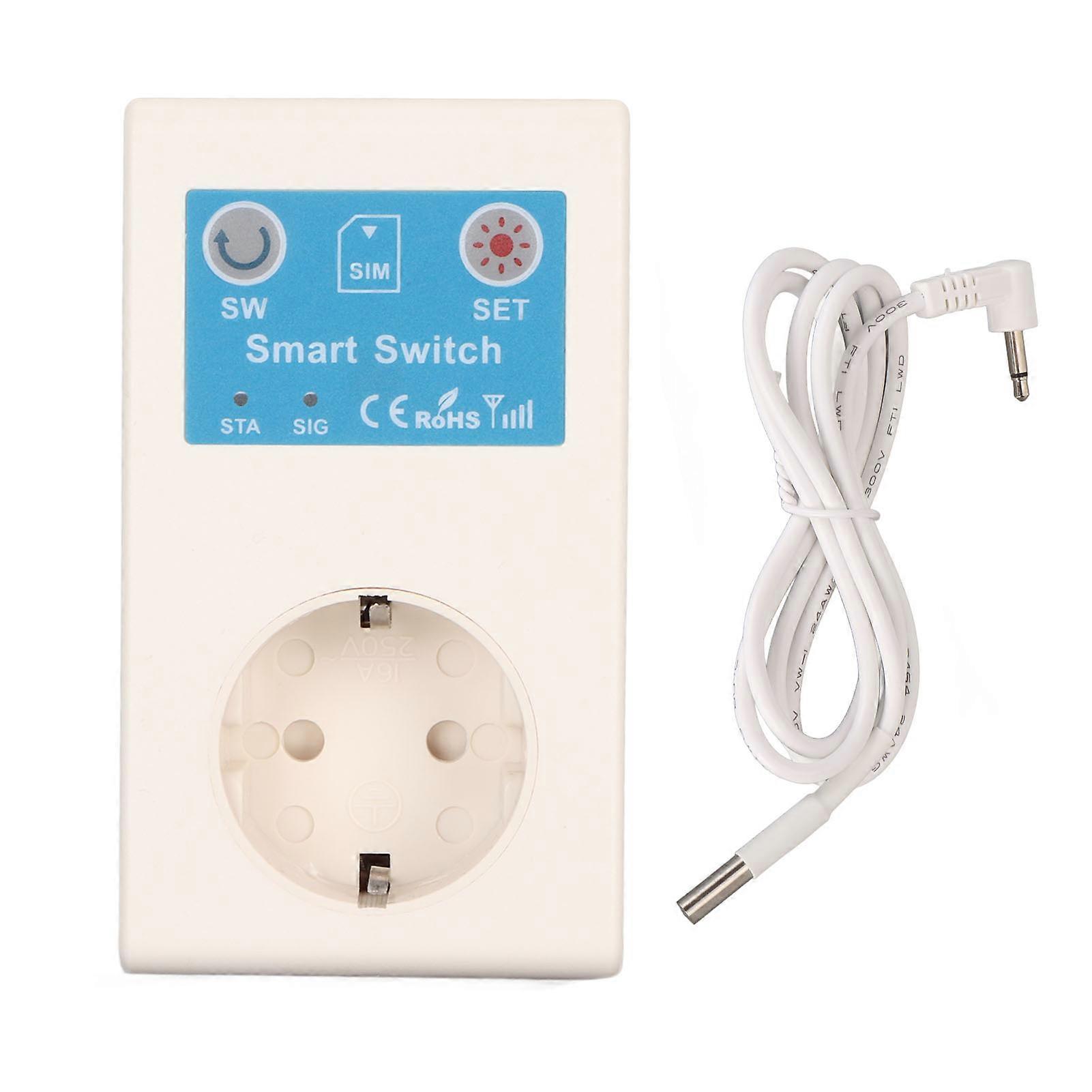 Smart Plug Mobile Phone SMS Remote Switch Intelligent Control Socket With Power Failure Reminder 110‑