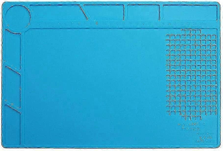 Anti-static Section Notches Heat Resistant Anti-static Silicone Soldering Mat Screw Cut