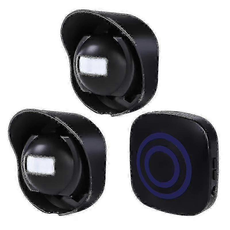 Wireless 200m/ 656ft Transmissio Driveway Alarm Waterproof Outdoor Motion Sensor Alarm 1 Receiver 2 Transmitters With 38 Chimes