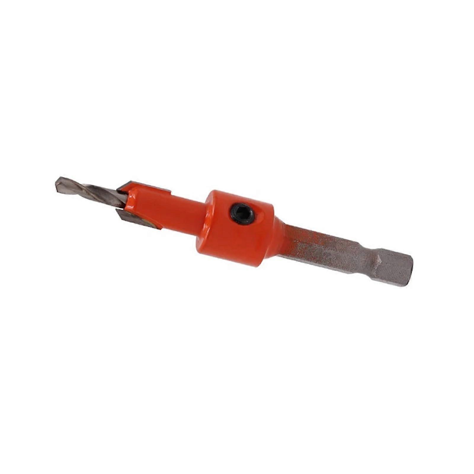 Countersink Drill Bit 1/4 Inch Hex Shank, Step Bit for Woodworking, Quick Change Tool, 3x8 Counterbore Drilling