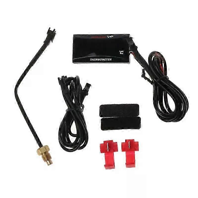 Universal Motorcycle Lcd Digital Thermometer Instrument Water Temp Meter Gauge For Yamaha Racing Scooter Drop Ship