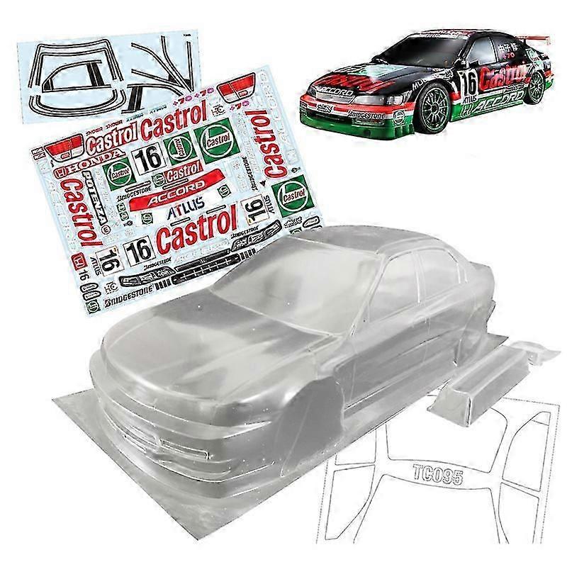 1/10 Tc095 Clear Rc Car Body Shell For Model Car Honda Accord 190mm