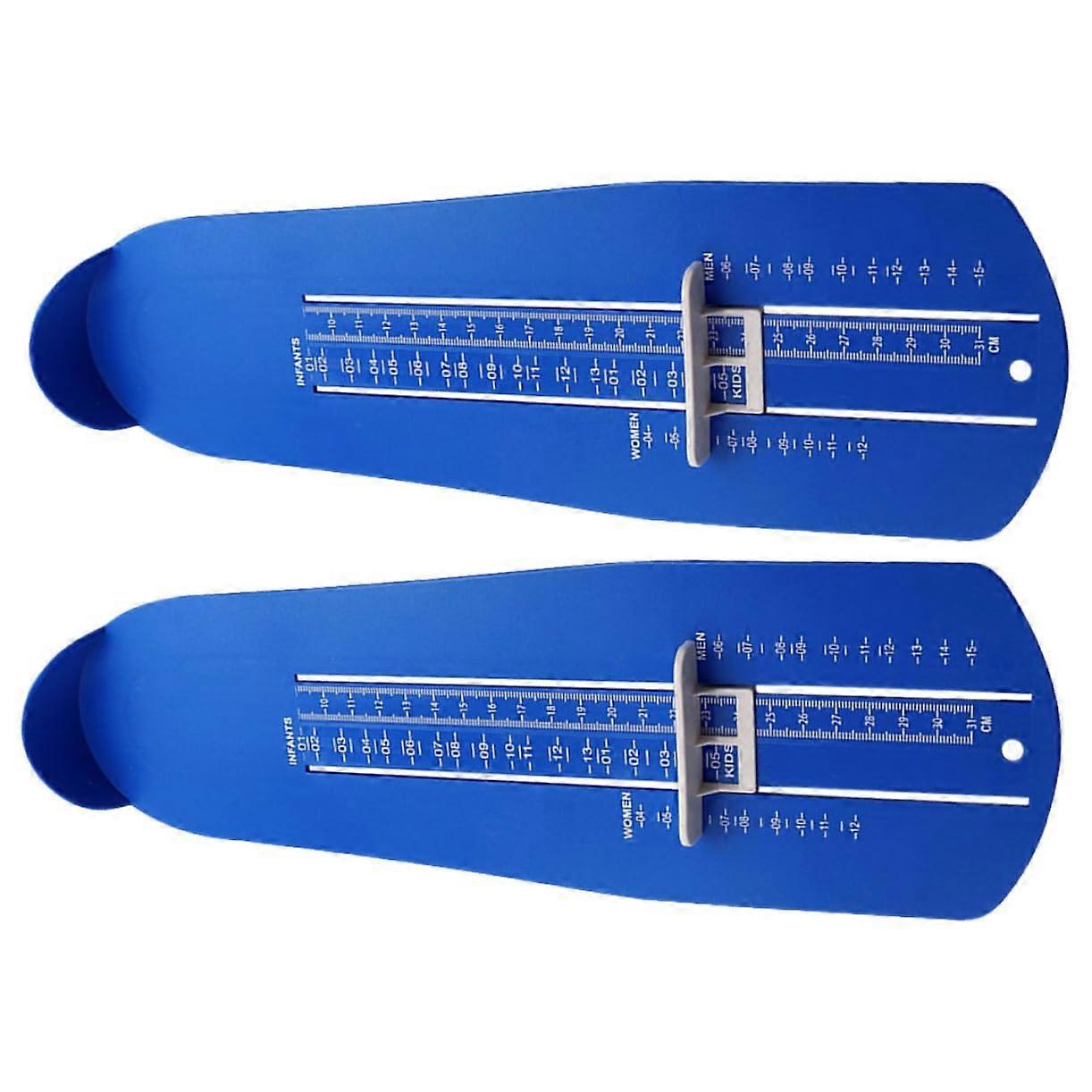 2pcs Foot Measuring Device Us Size Foot Ruler Adult Shoe