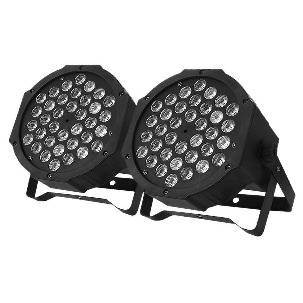 2pcs Led Party Lights Sound Activated Disco Stage Lighting up Lighting for Parties Wedding Stage Bar